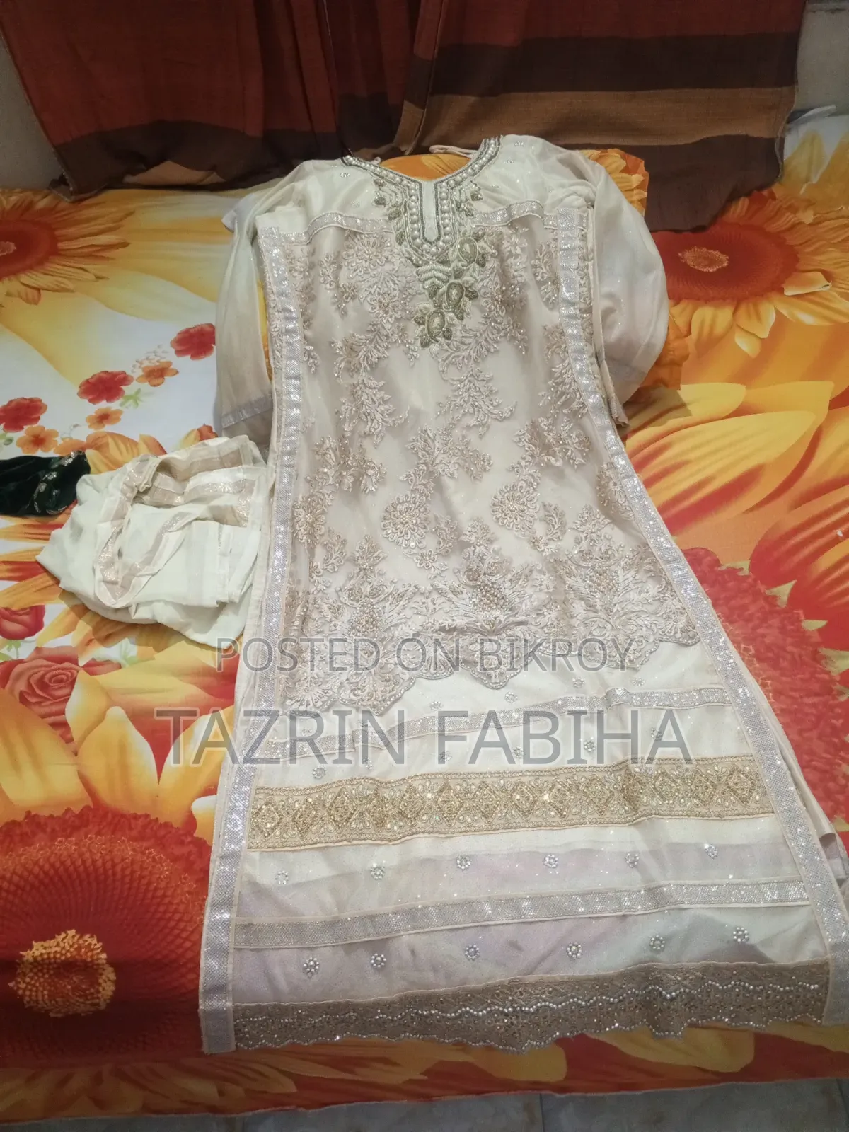 Brand new full fresh dress, if anyone wants to buy please message or call directly