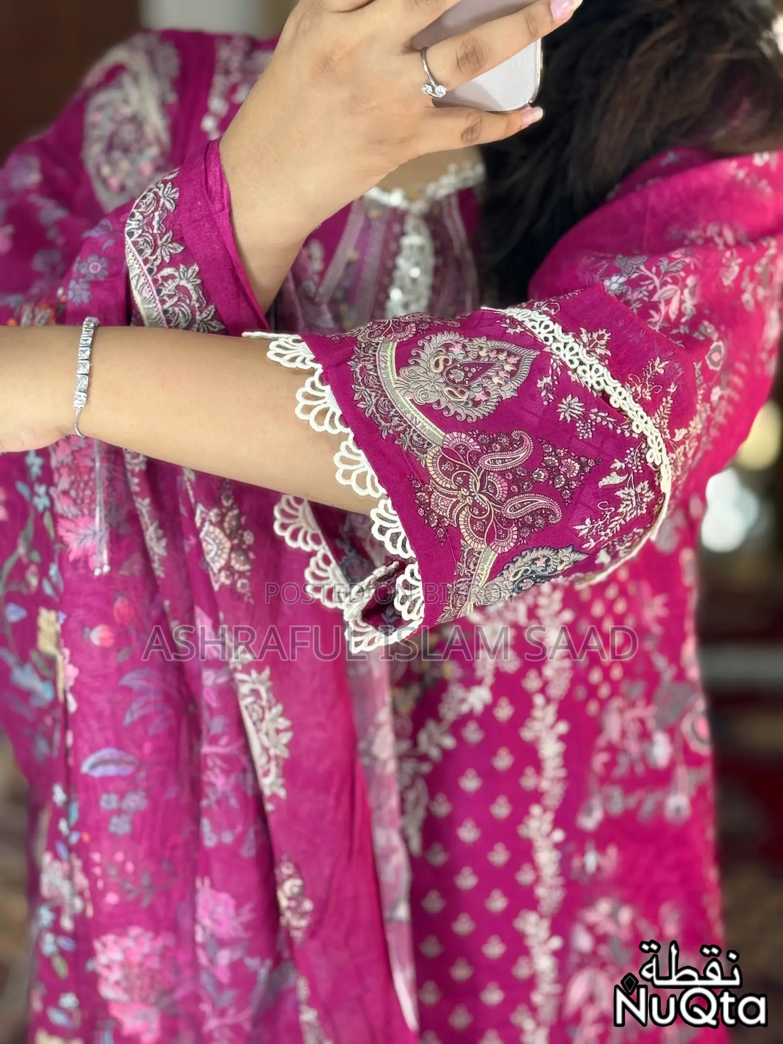Premium Pakistani Inspired Stitched 3 Piece Lawn Dress for Women