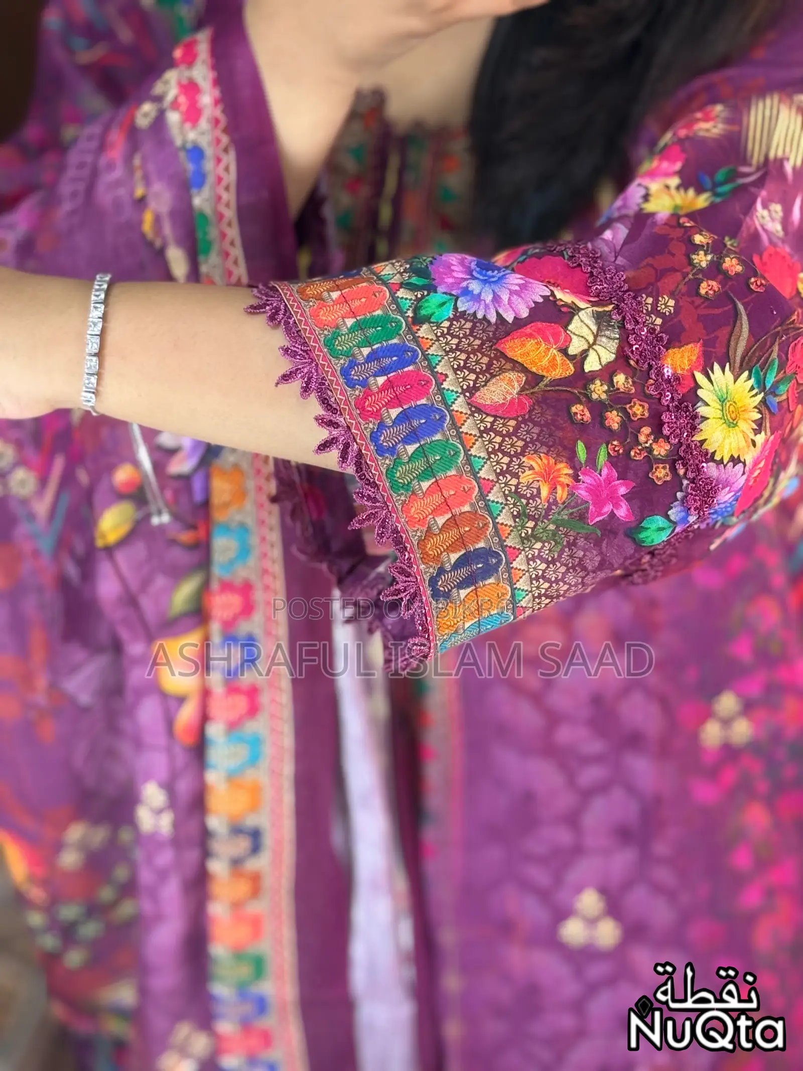 Premium Pakistani Inspired Stitched 3 Piece Lawn Dress for Women