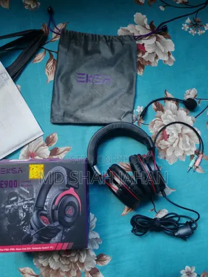 EKSA E900 Noise Cancelling 7.1. Surround Sound Gaming Headset Red.