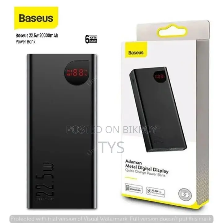Baseus Adaman 20000mAh Digital Display Power Bank