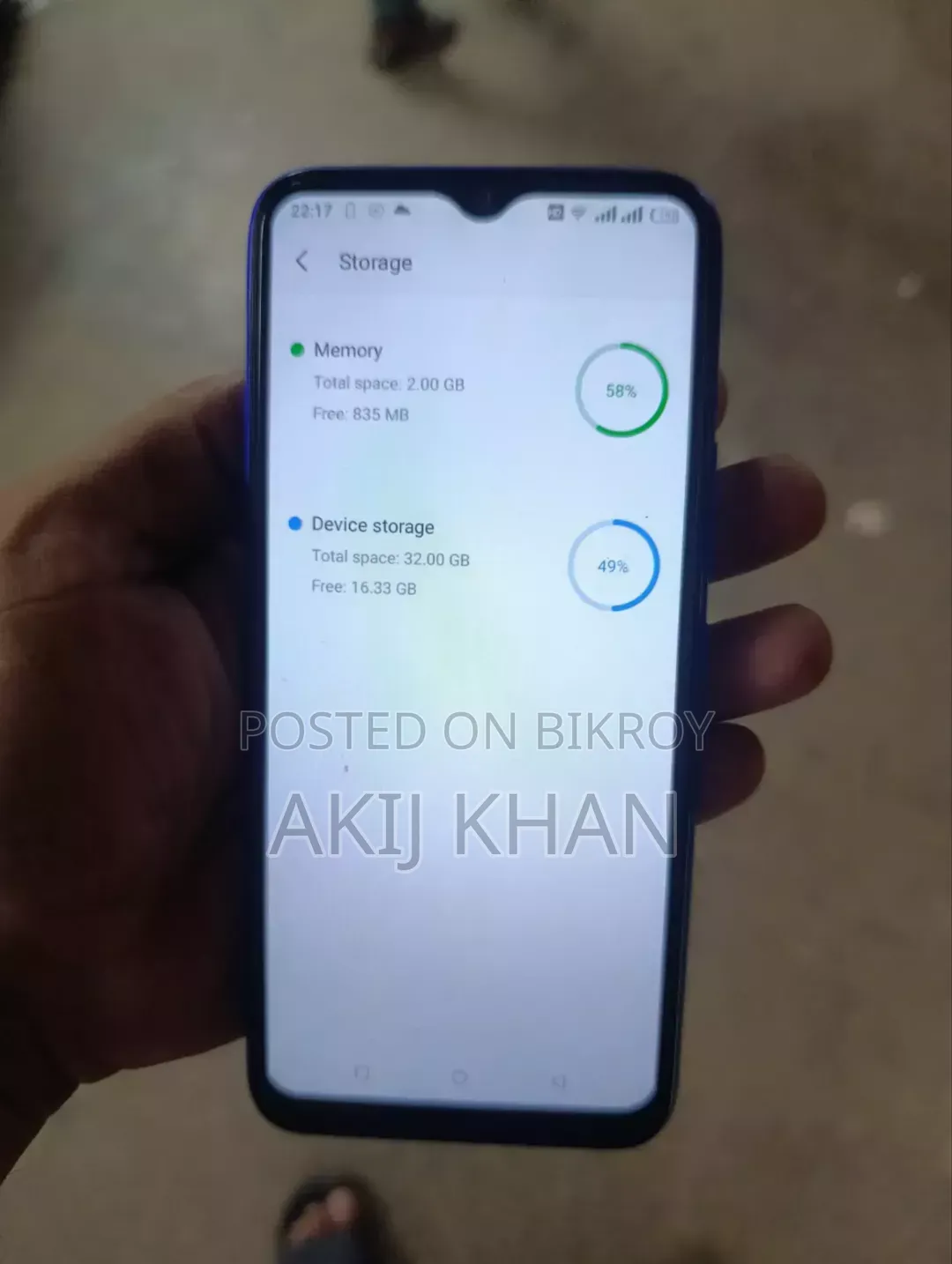 Itel Vision 1 Plus 32 GB Blue