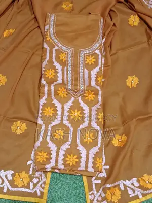 হাতের কাজের সুন্দর নান্দনিক ডিজাইন এর জামা। ব্রেক্সি ভয়েল, ভয়েল এর কাপড়। আরো অনেক ডিজাইন রয়েছে।