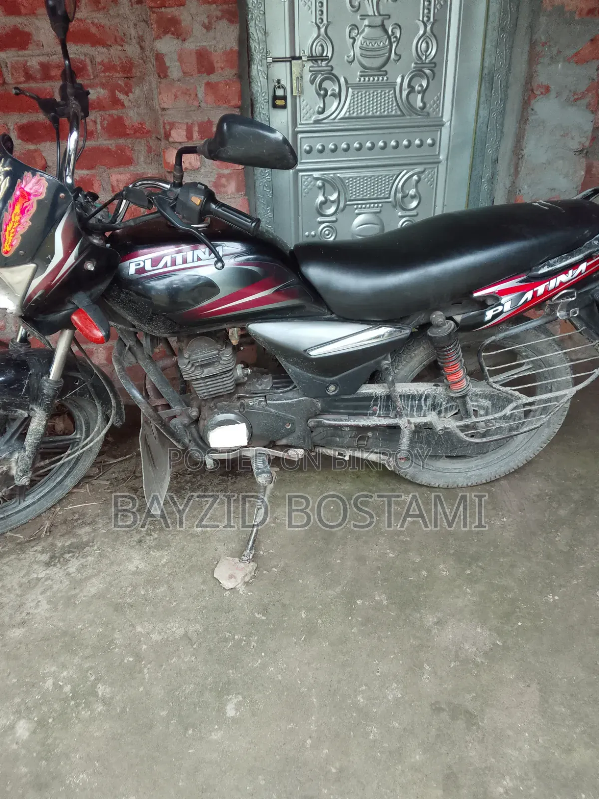 বাজাজ প্লাটিনা ১০০ ২০১২ কালো