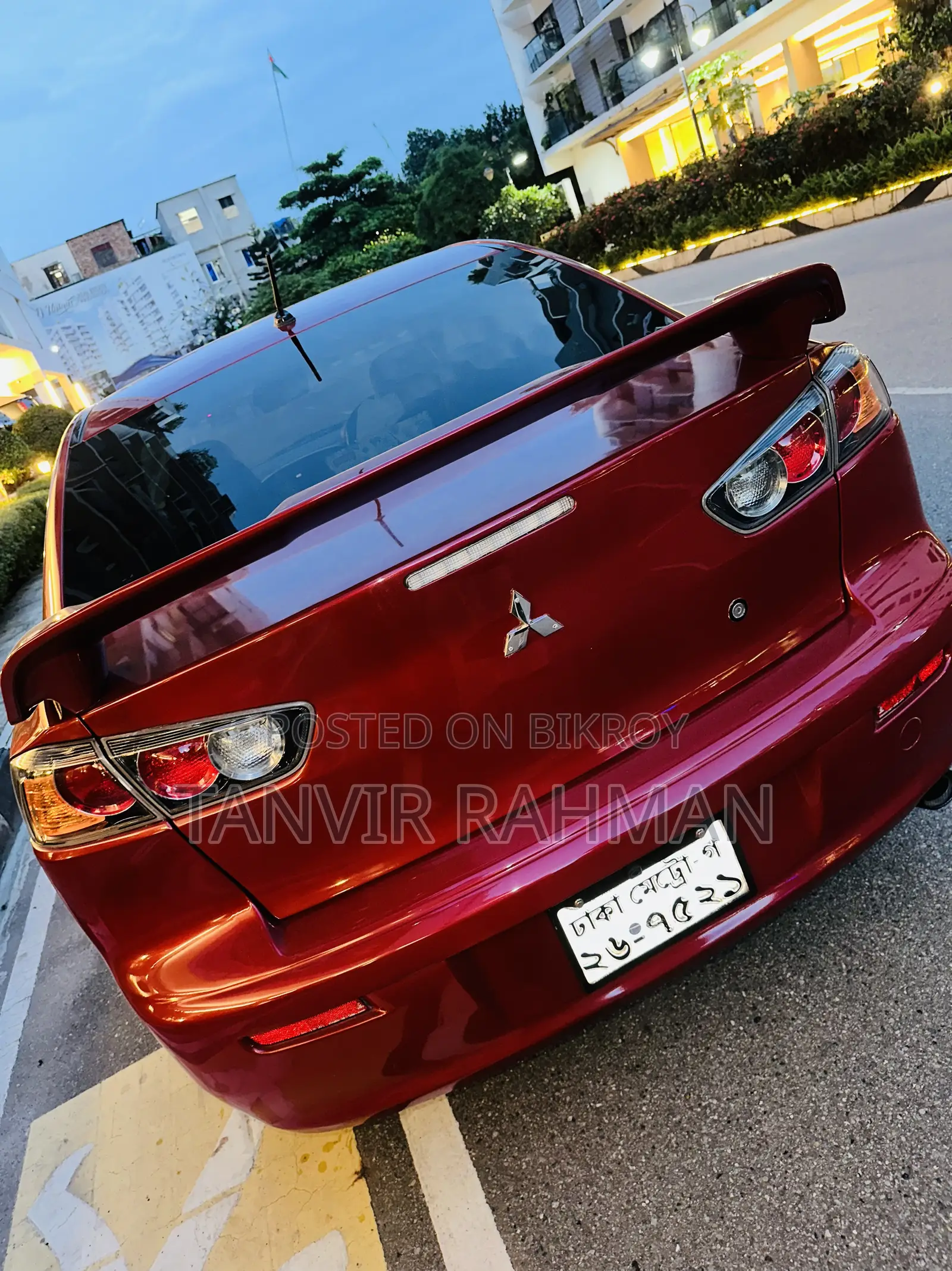 Mitsubishi Lancer 2016 Red
