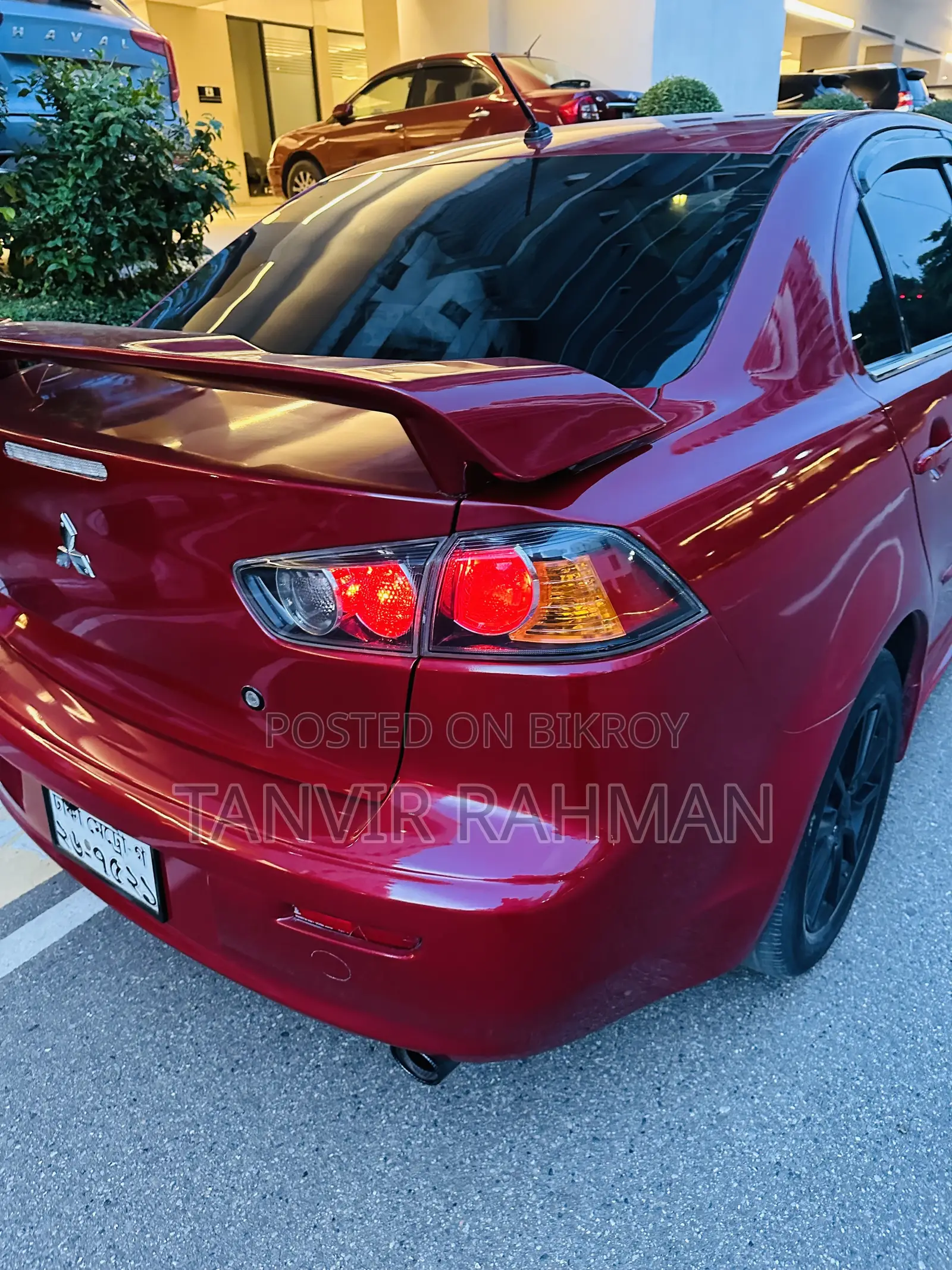 Mitsubishi Lancer 2016 Red
