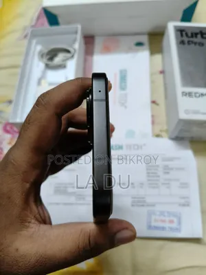 জিয়াওমি রেডমি টার্বো ৪ প্রো ২৫৬ জিবি ব্ল্যাক