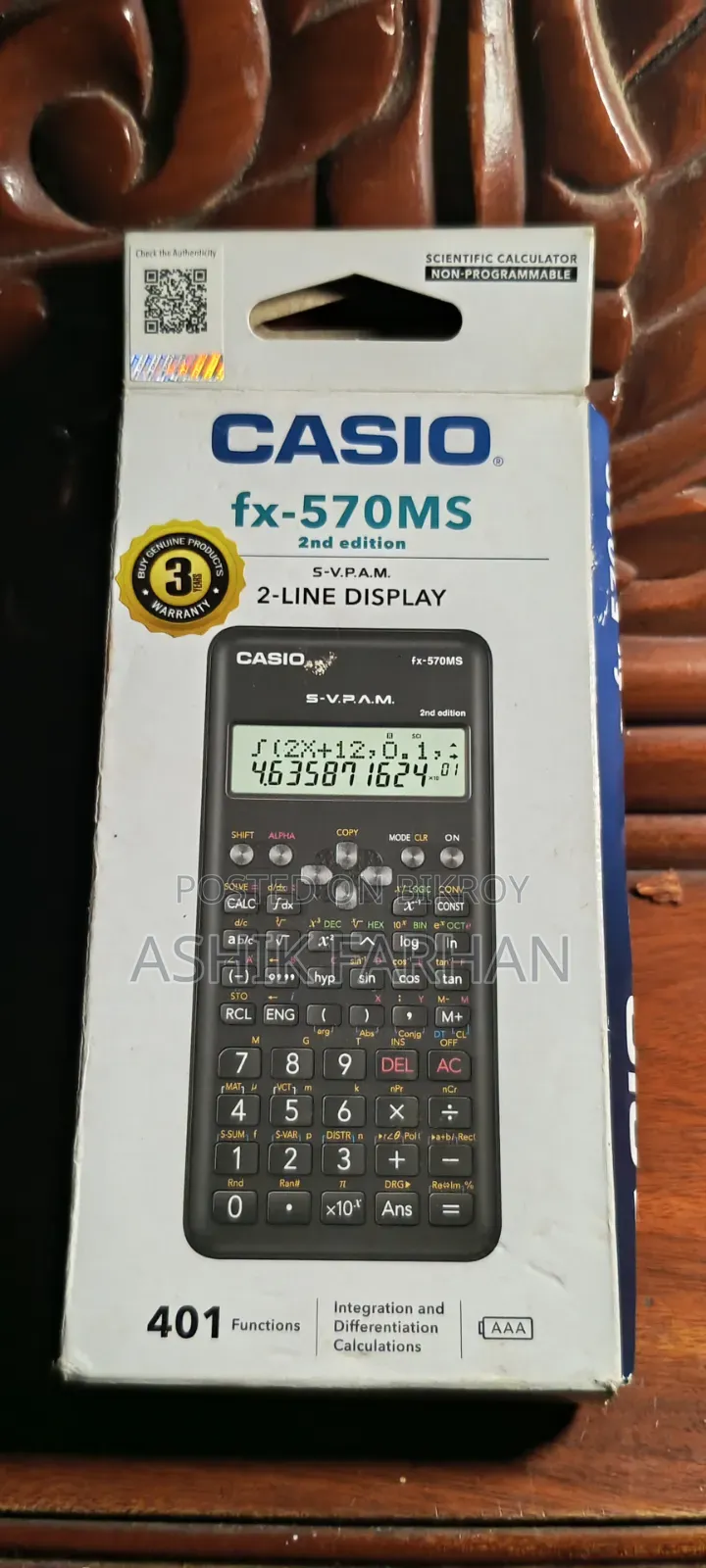 Casio Fx-570ms (2nd Edition)