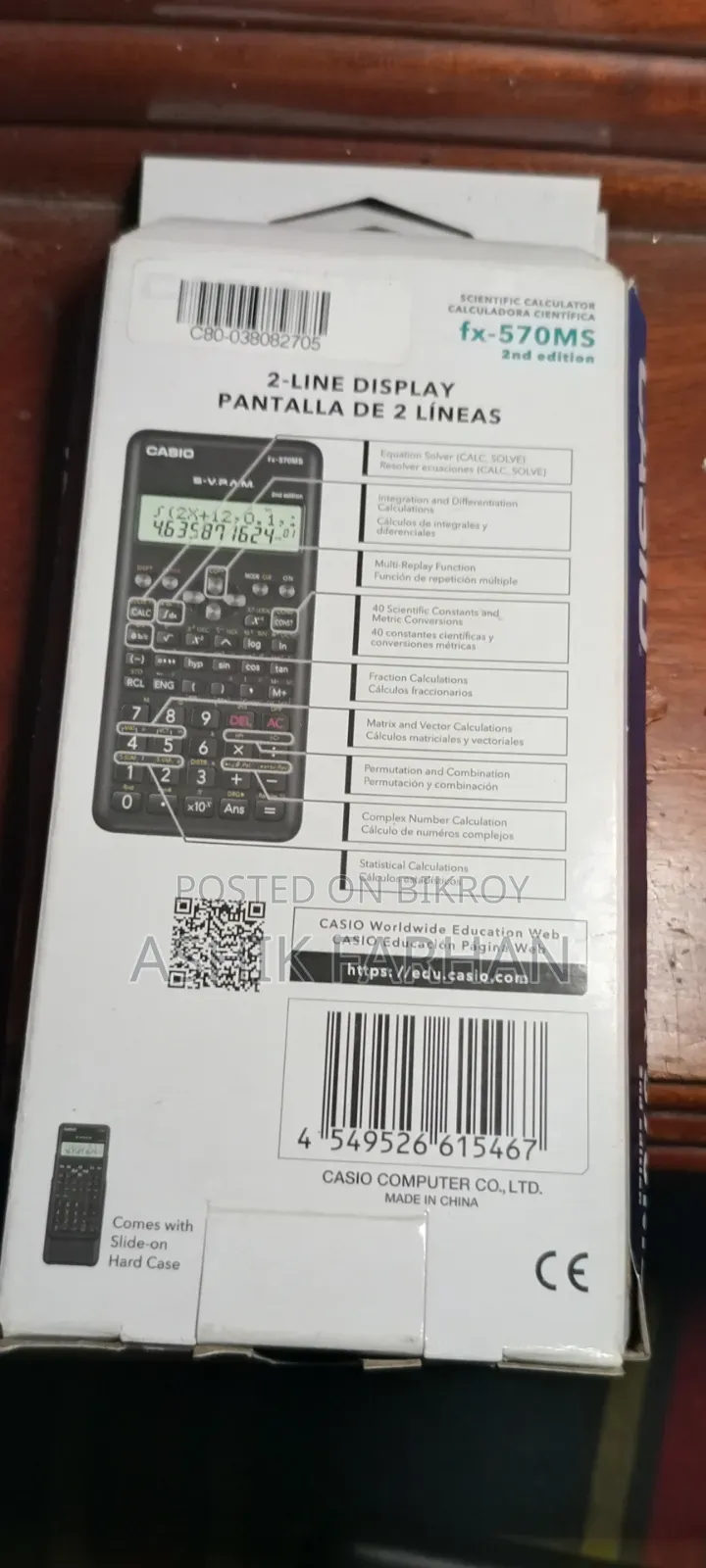 Casio Fx-570ms (2nd Edition)