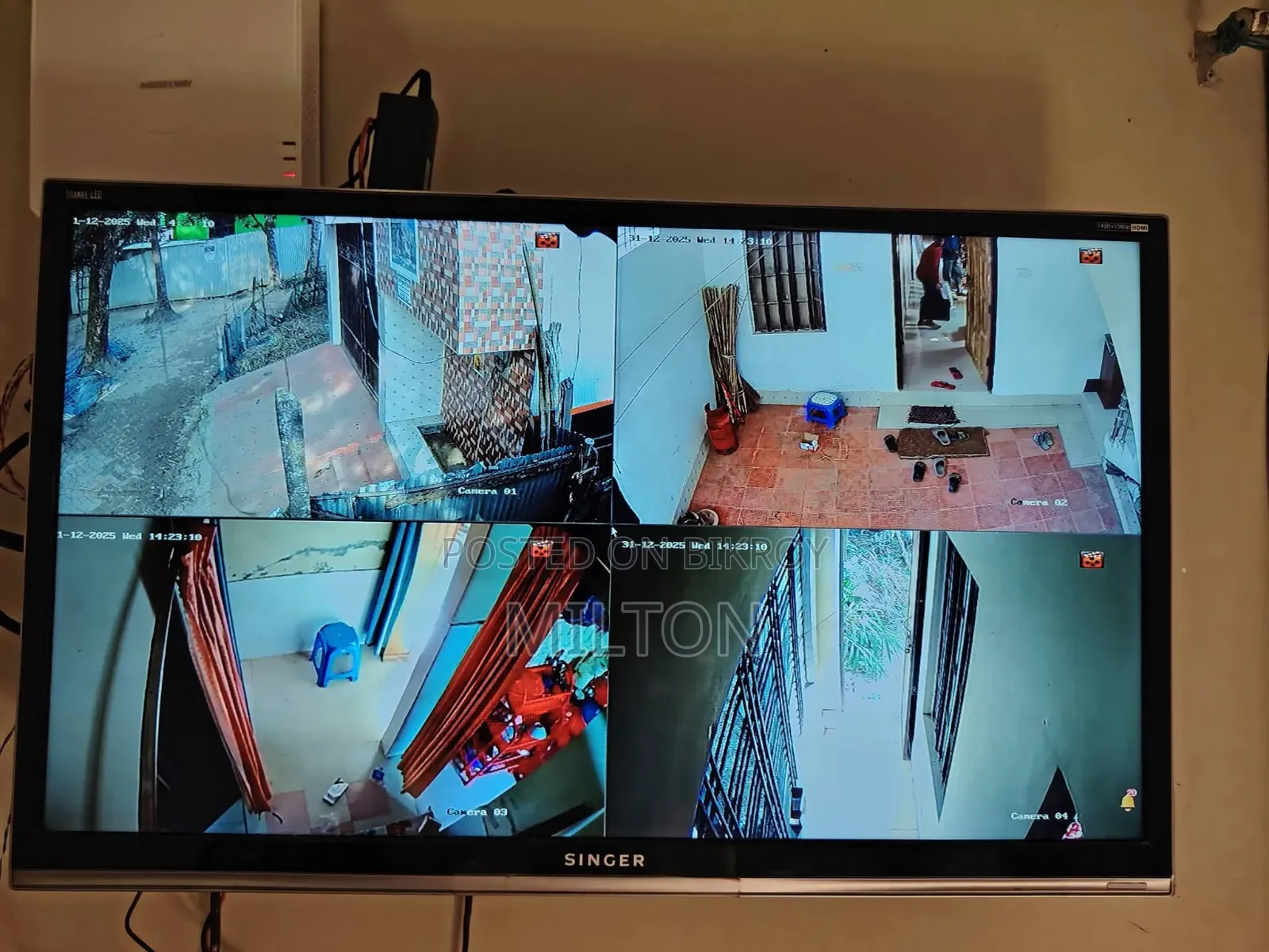 CCTV ক্যামেরা লাগানো এবং সার্ভিসিং