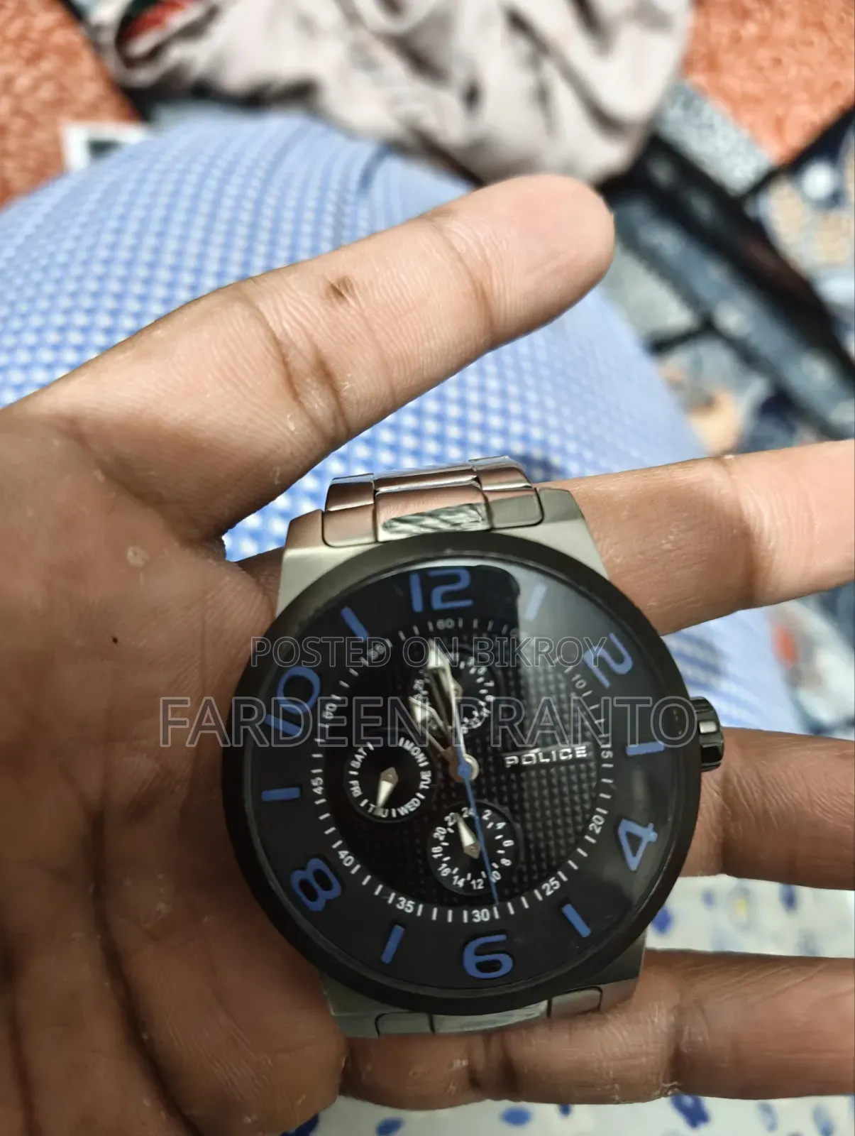 ক্রোনোগ্রাফসহ ভিন্টেজ পুলিশ ওয়াচ