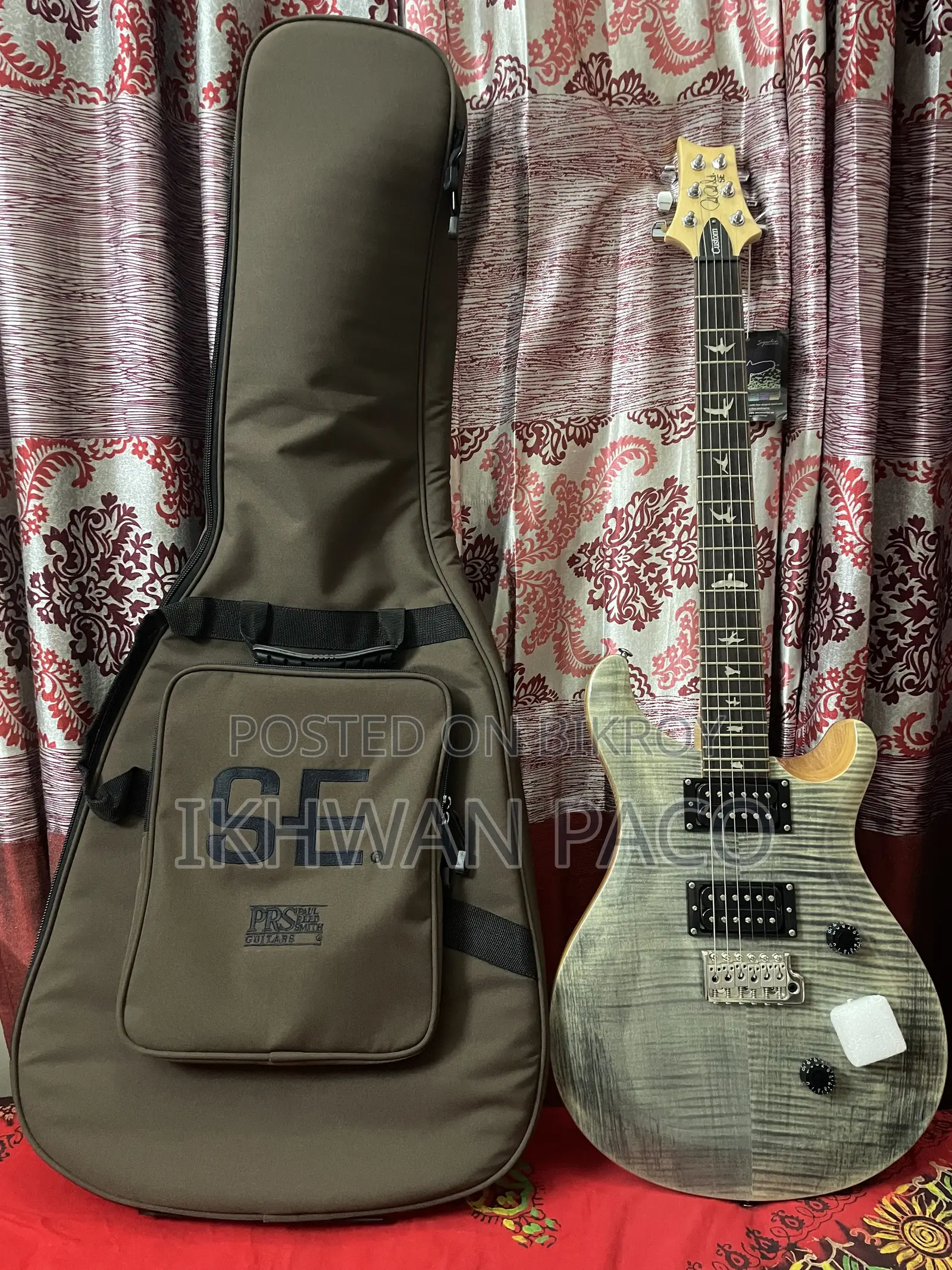 PRS Guitar SE Custom 24 Charcoal Burst Indonesia Made