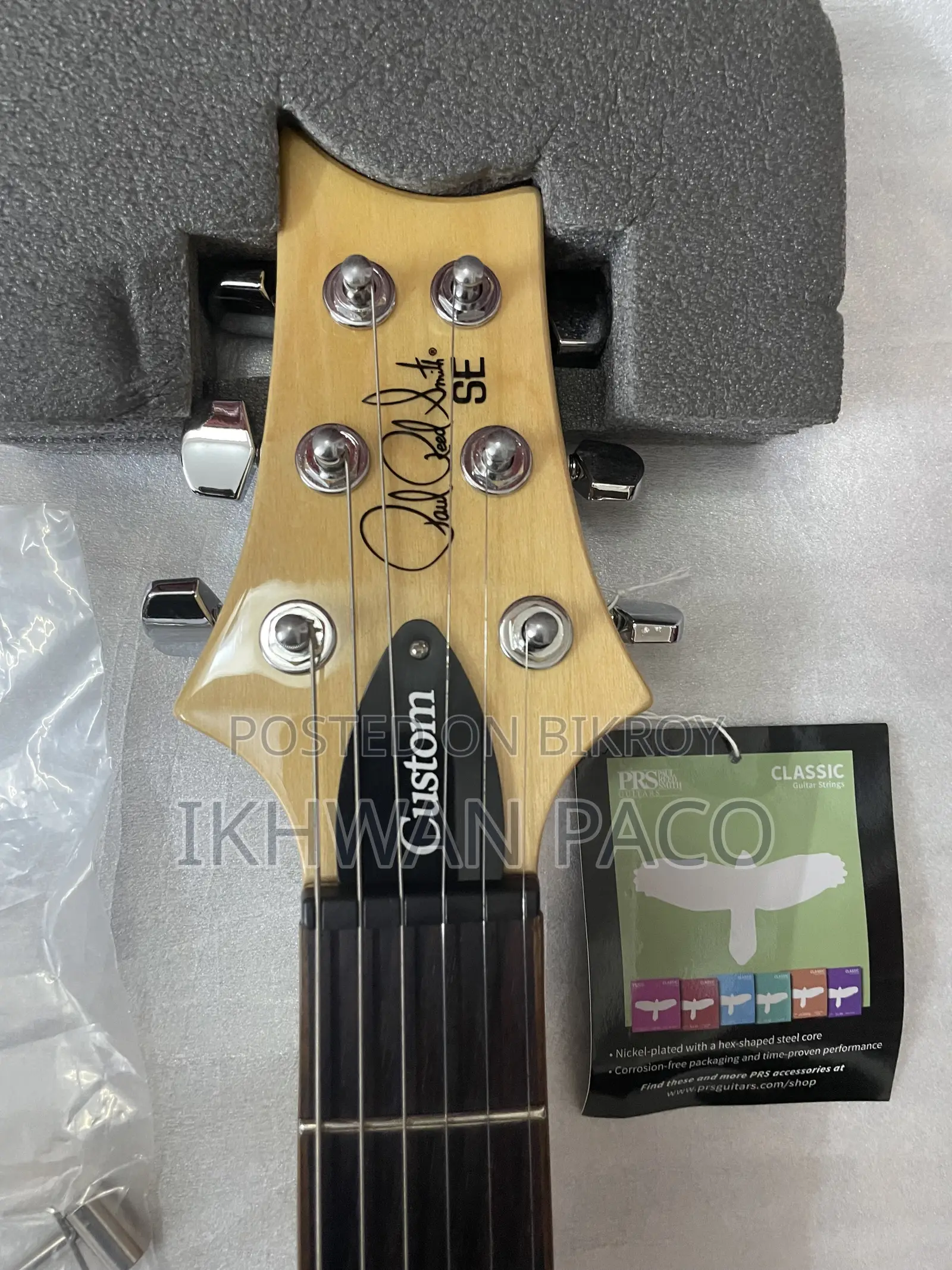 PRS Guitar SE Custom 24 Charcoal Burst Indonesia Made