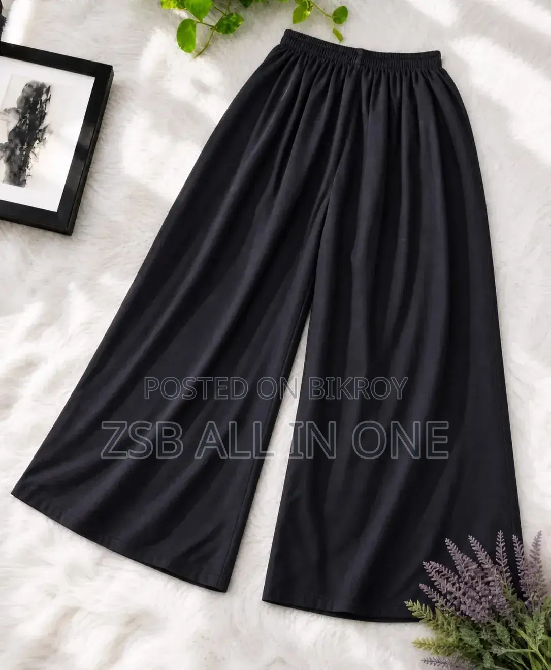 Solid Color Linen Plazoo
