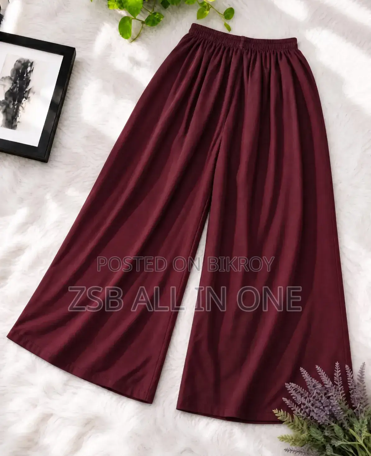 Solid Color Linen Plazoo