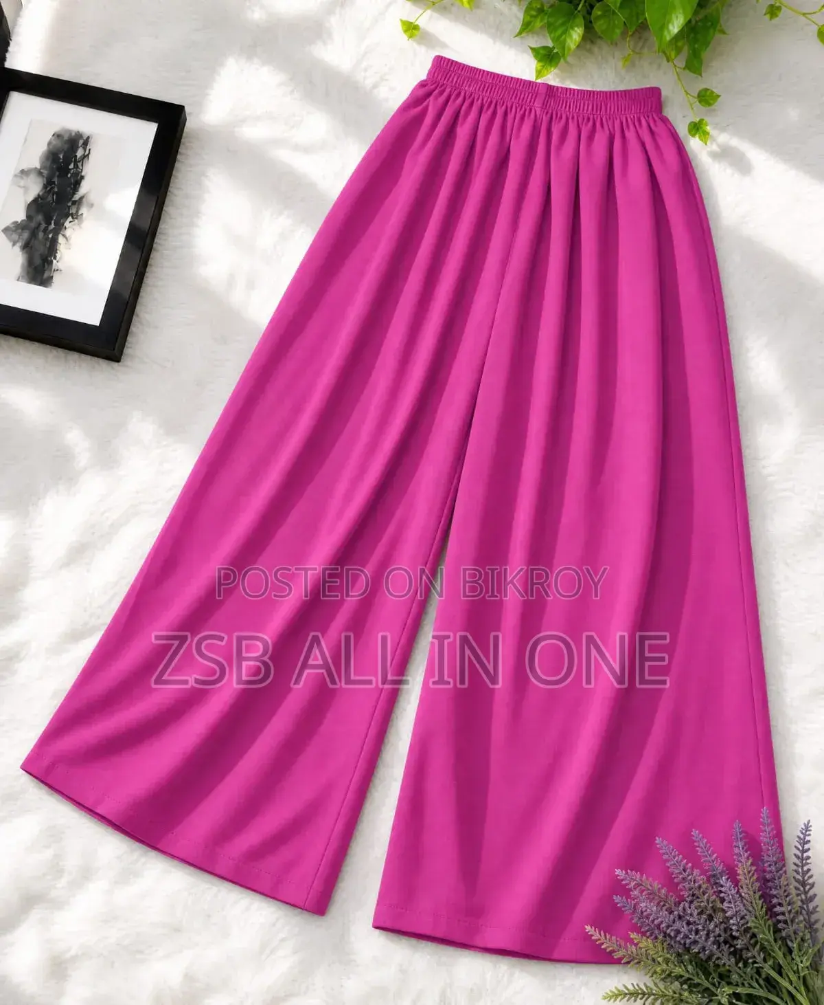 Solid Color Linen Plazoo