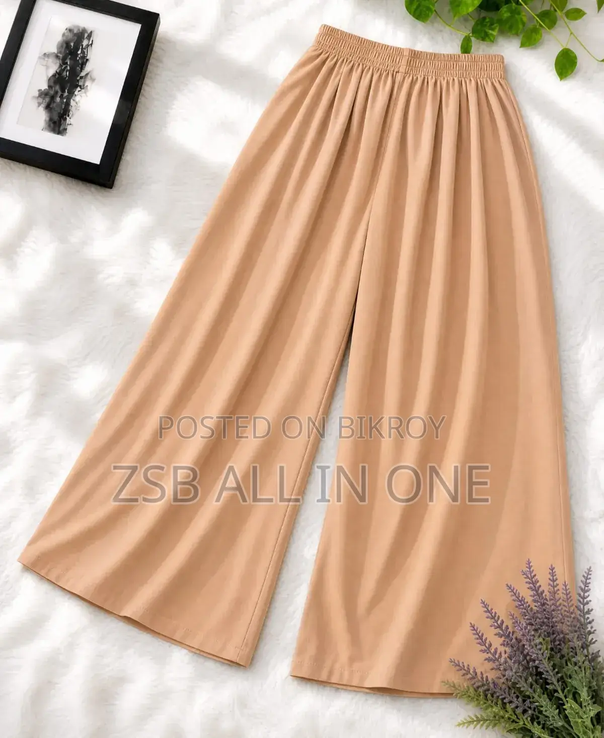 Solid Color Linen Plazoo