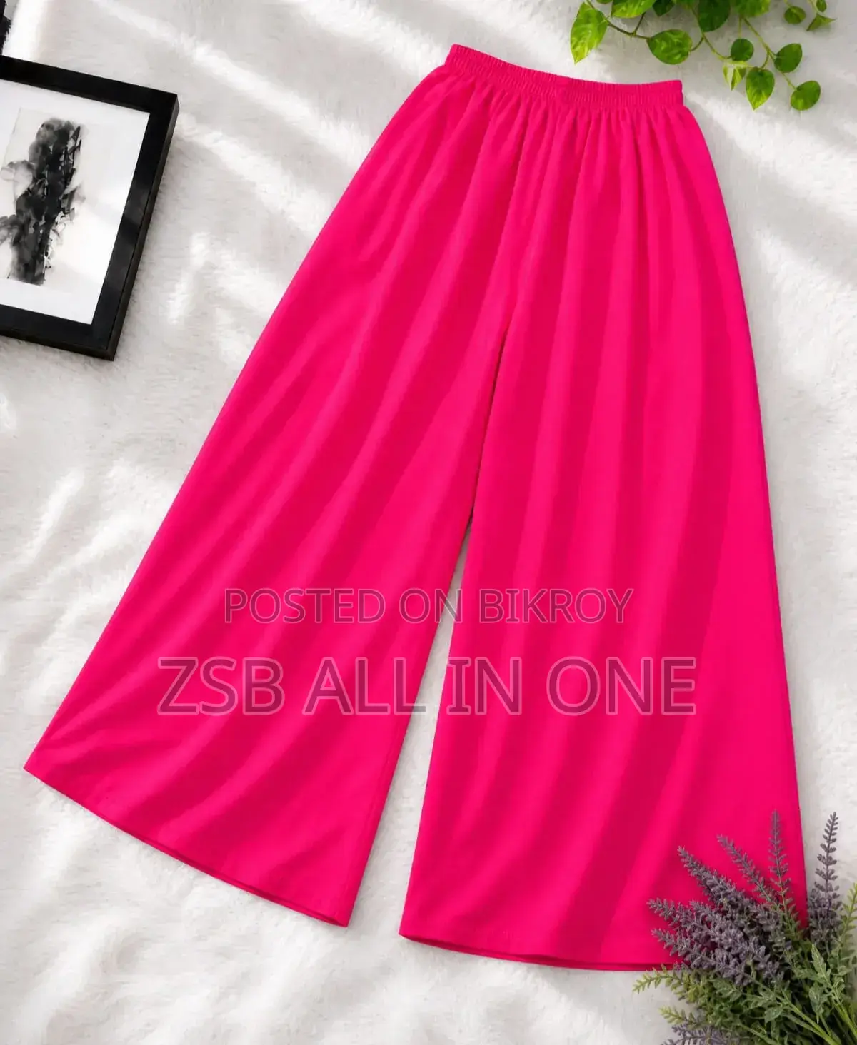 Solid Color Linen Plazoo