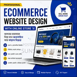 Ecommerce Website Design With Online Store
