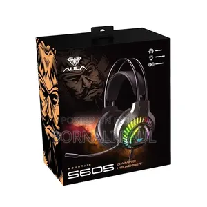 AULA S605 3.5 Mm Wired RGB Gaming Headphone