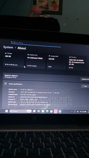 Laptop HP Elitebook 840 G3 8gb Amd A8 HDD 500gb
