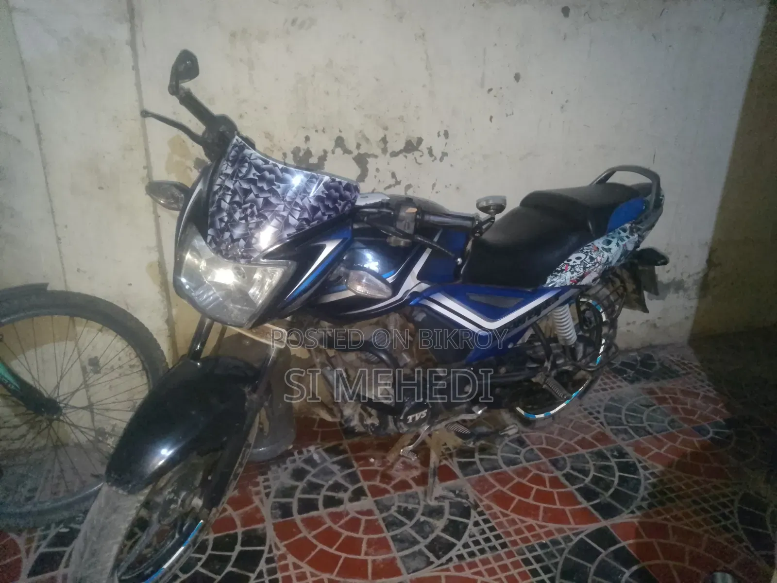 TVS Metro Plus 2018 Blue