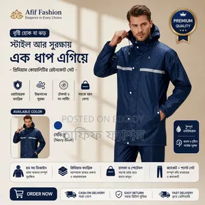 BMW Rain Coat 100% Water Proof China Fabric
