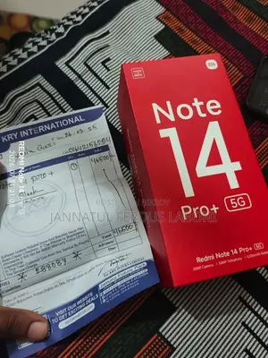 নতুন শাওমি রেডমি নোট ১৪ প্রো+ ৫১২ জিবি কালো