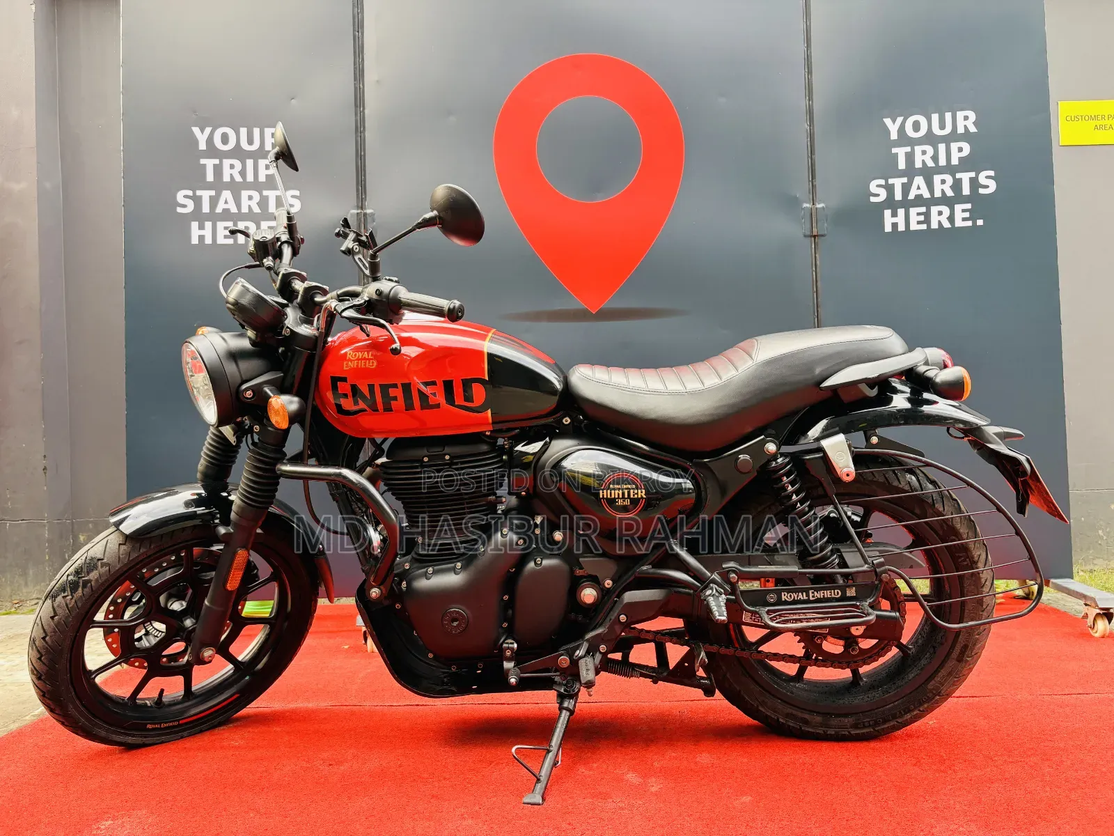 Royal Enfield Hunter 350 2025 Red