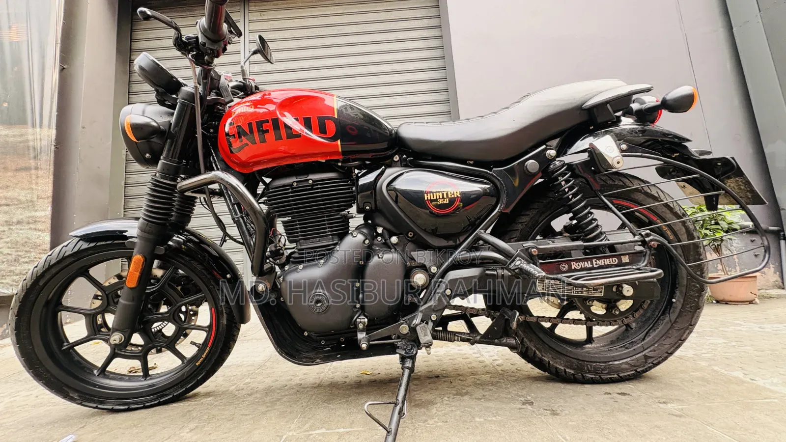 Royal Enfield Hunter 350 2025 Red