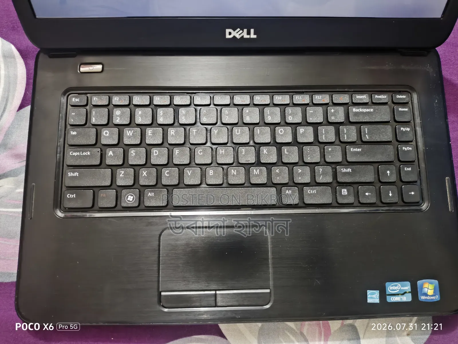 Laptop Dell 8GB Intel Core I3 SSD 128GB