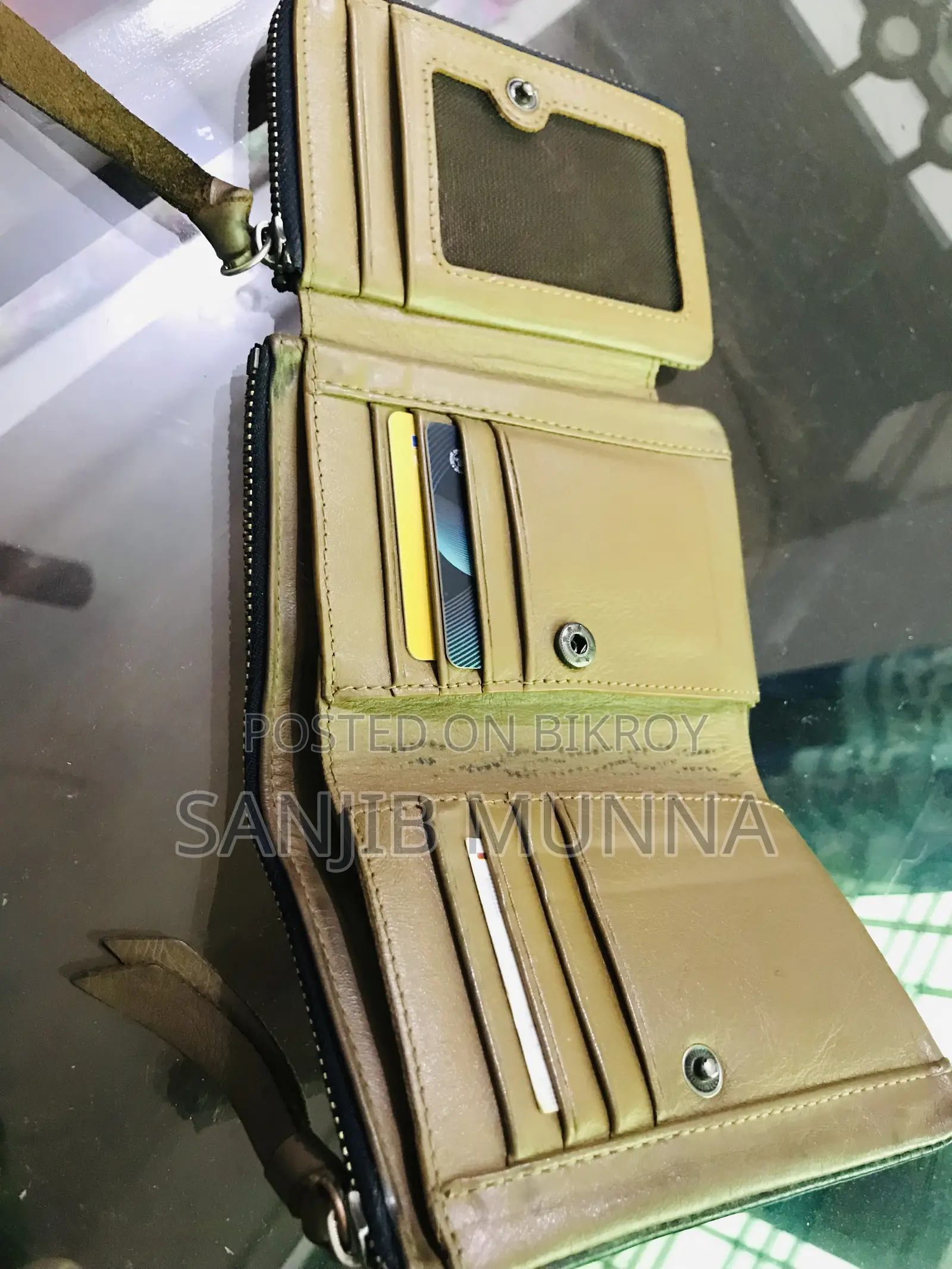 আসল এসিপস লেদার ওয়ালেট