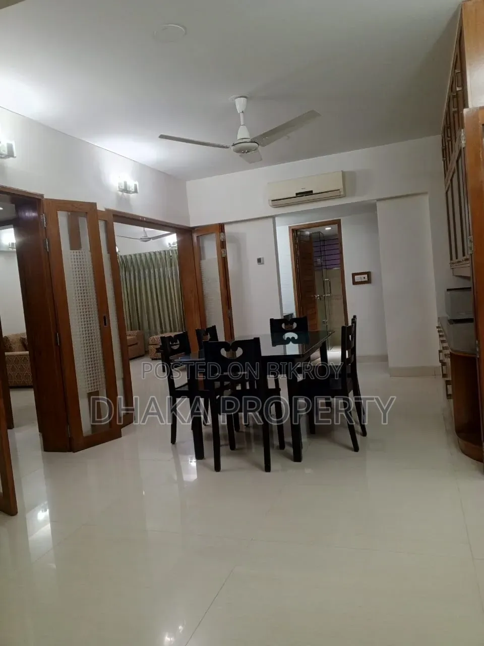 গুলশানে ভাড়ার জন্য আসবাবপত্রসহ ৩ বেডরুমের অ্যাপার্টমেন্ট