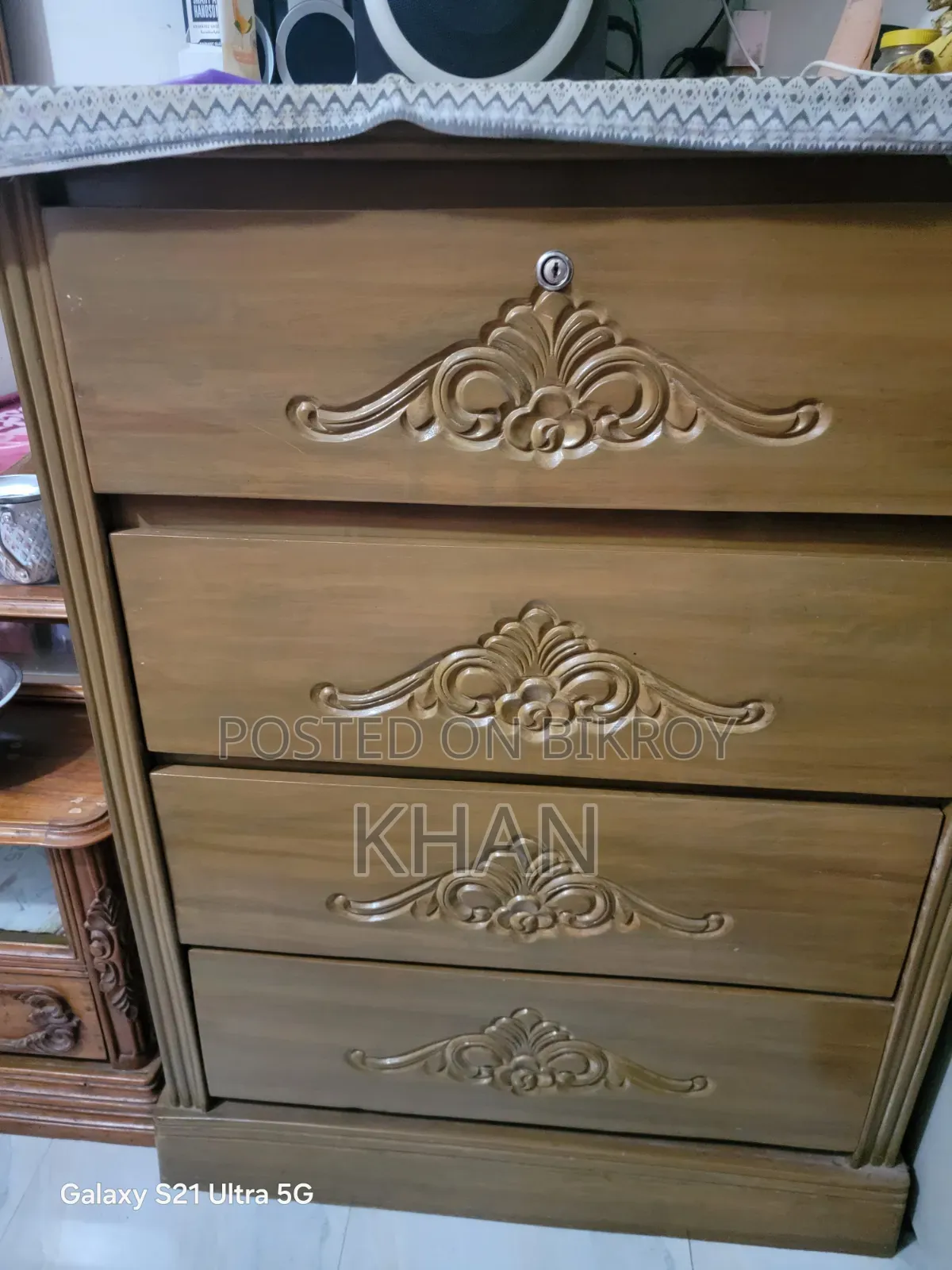 Original Teak Wood Wardrobe for Sale