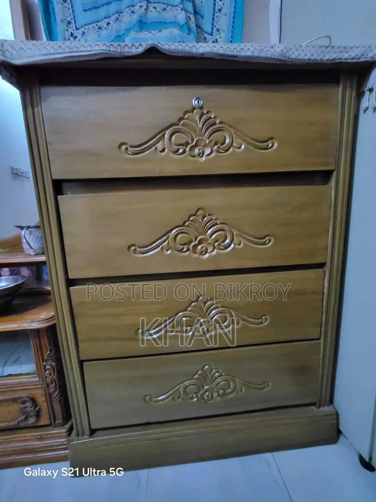 Original Teak Wood Wardrobe for Sale