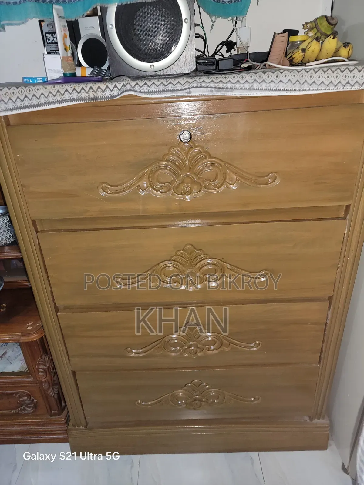 Original Teak Wood Wardrobe for Sale