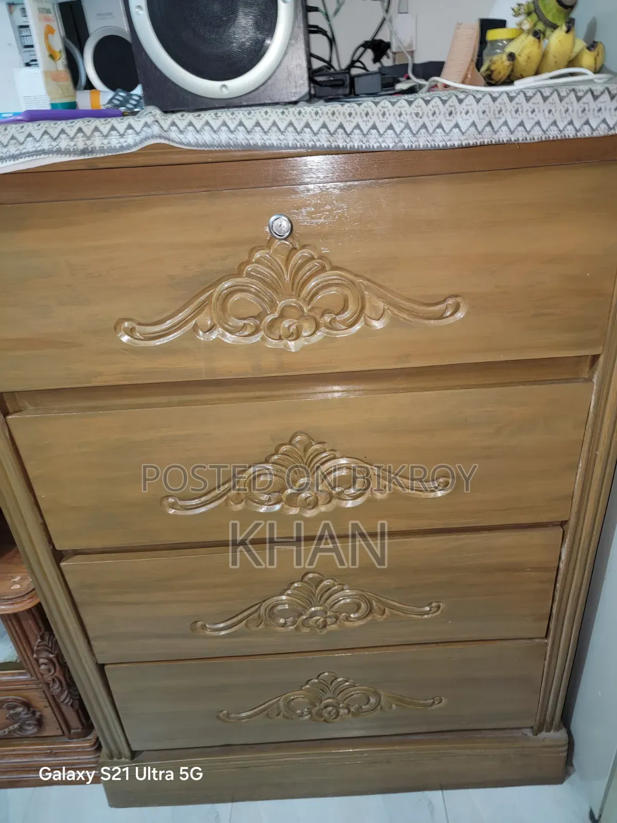 Original Teak Wood Wardrobe for Sale