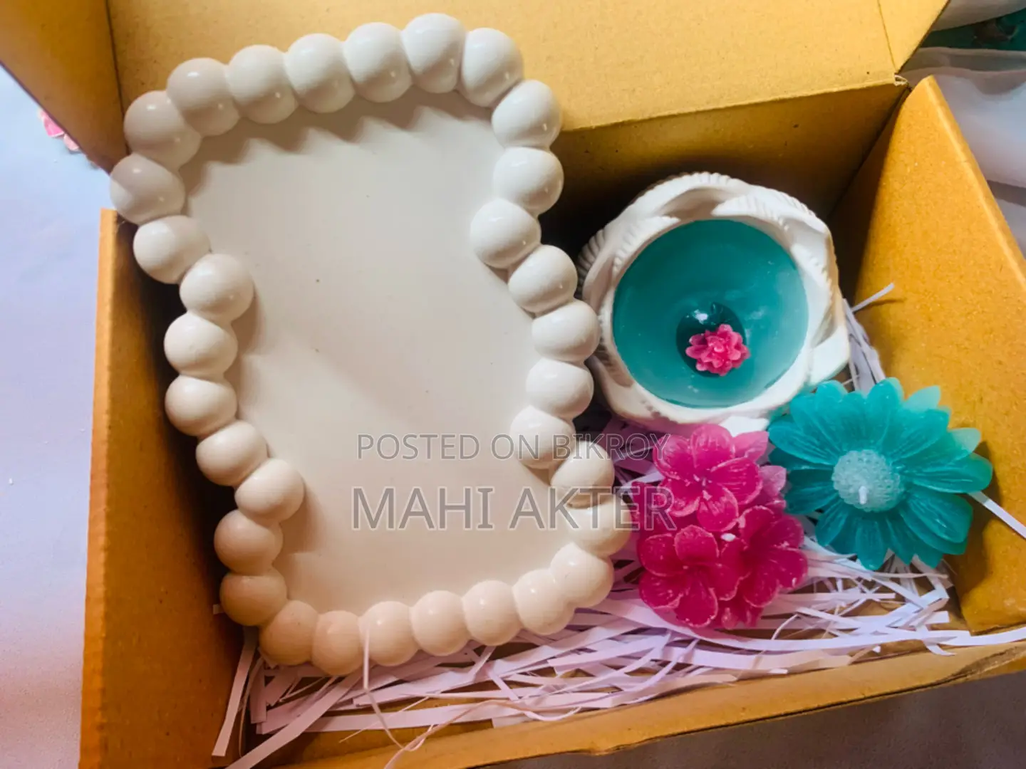 Gypsum Products and Scented Candles Made With Love and Care.