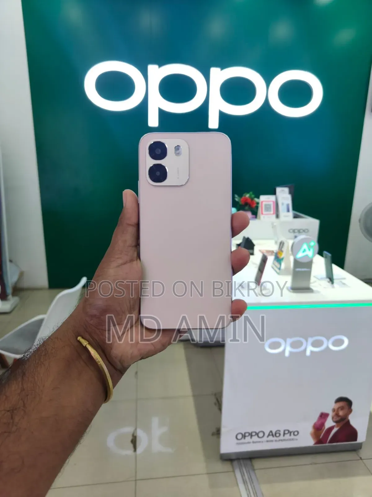 নতুন অপো এ৬ ১২৮ জিবি পিংক