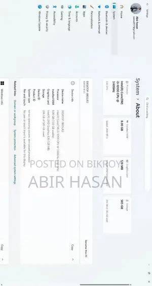 ডেস্কটপ কম্পিউটার ৮জিবি ইন্টেল কোর আই৩ এসএসডি ১২৮জিবি