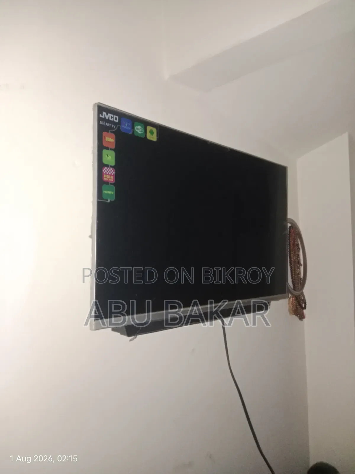 JVCO Smart Android TV – WiFi, YouTube, HDMI, USB | Good Condition