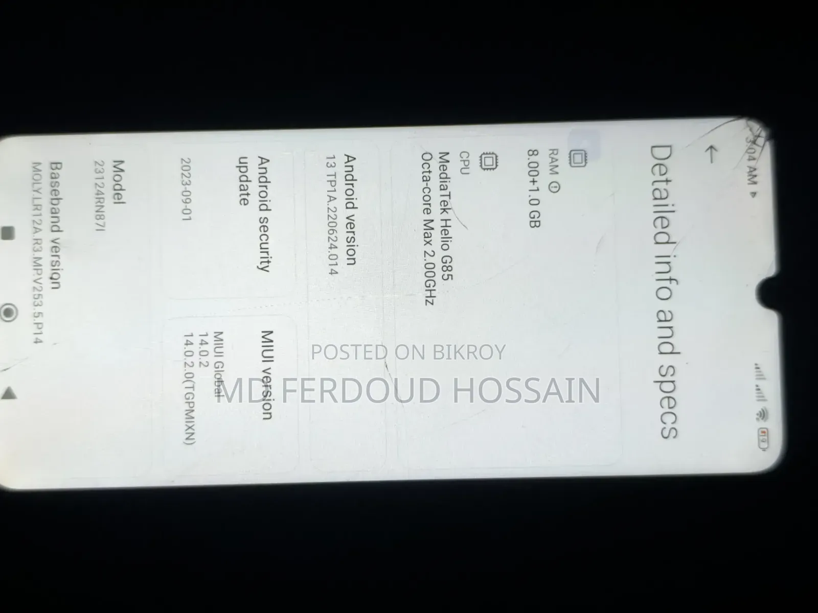 Xiaomi Redmi 13C 256 GB Black