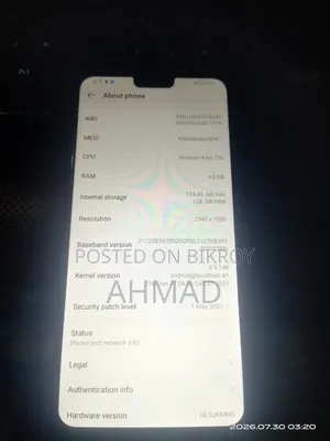 Huawei Y9 2019 128 GB Blue