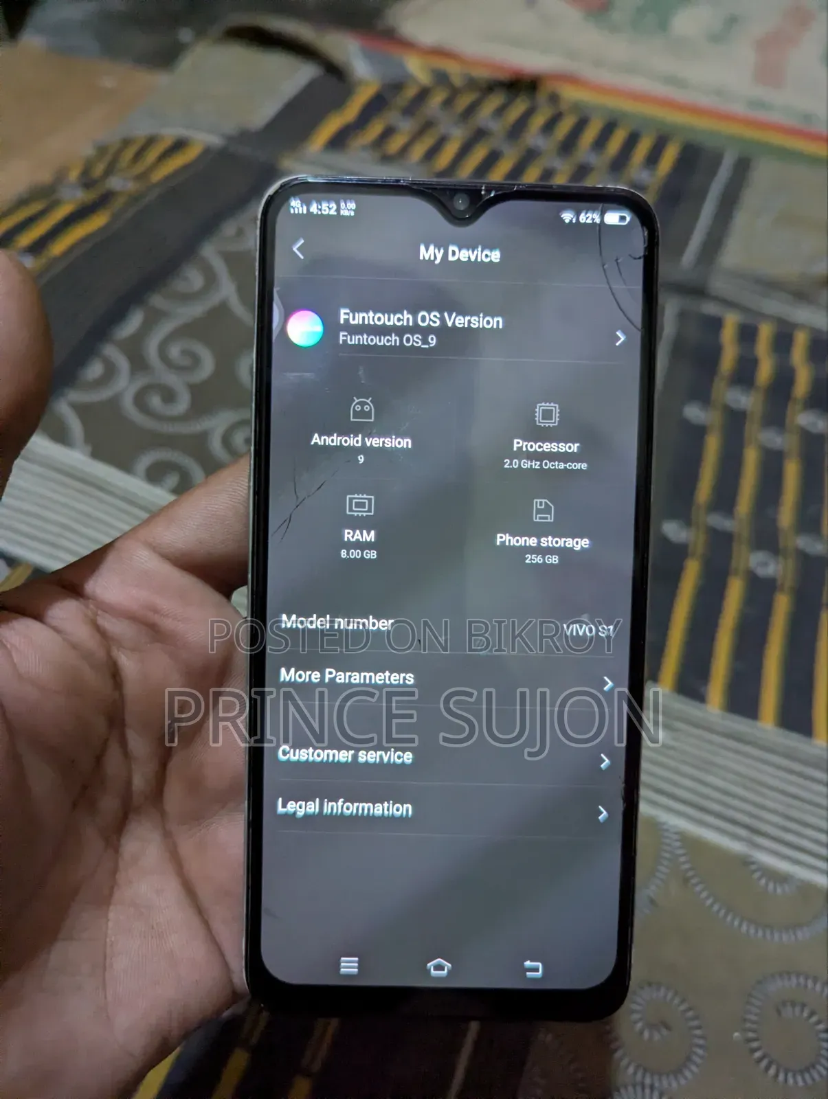 New Vivo S1 128 GB Blue