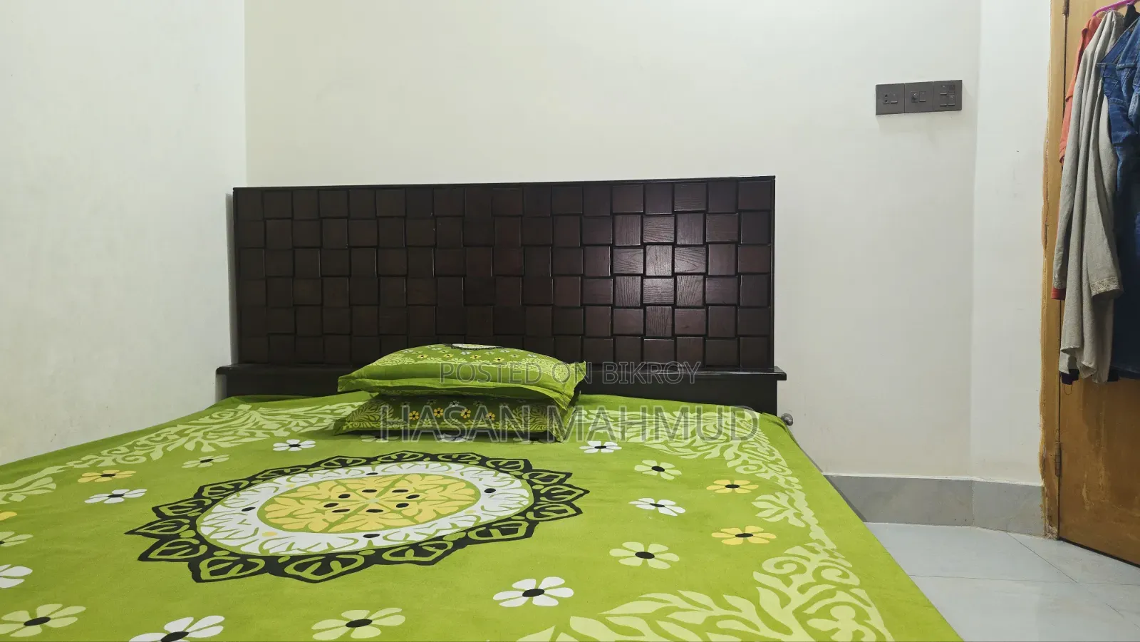 কানাডিয়ান উক কাঠের ৬*৭ ফিট খাট