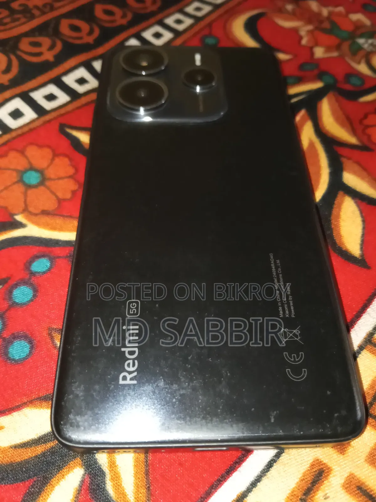শাওমি রেডমি নোট ১৪ ৫জি ২৫৬ জিবি ব্ল্যাক