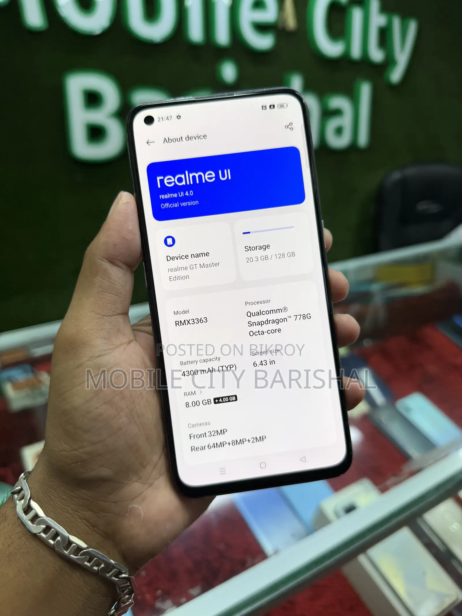 Realme GT Master Edition 128 GB White