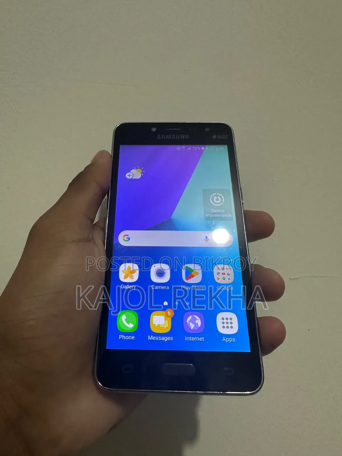 স্যামসাং গ্যালাক্সি গ্র্যান্ড প্রাইম প্লাস ৮ জিবি রোজ গোল্ড