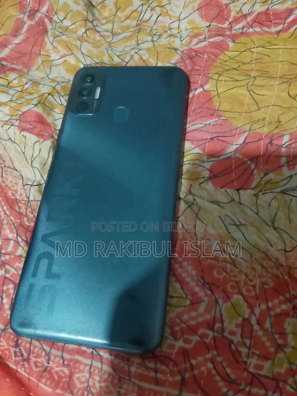 Tecno Spark 7 64 GB Black