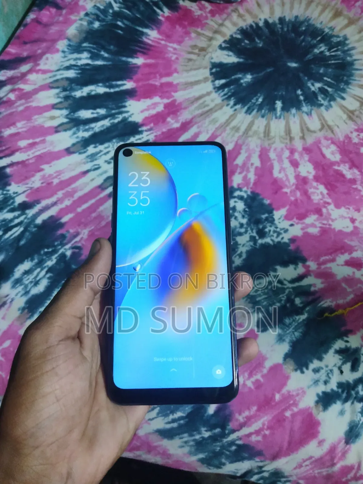 Oppo F19S 128 GB Blue